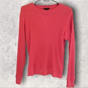 J.Crew Waffle long sleeve top